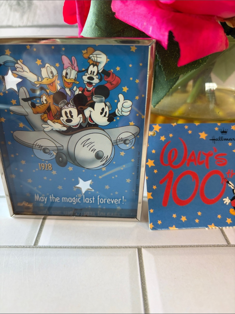 Disney Blue and Red Walt's 100th Anniversary Framed Art Game